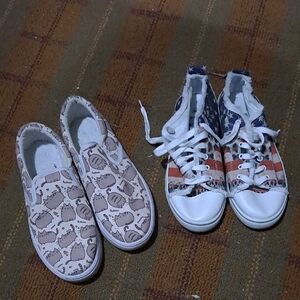 Pusheen Slip-On Shoes & Flag Sneakers